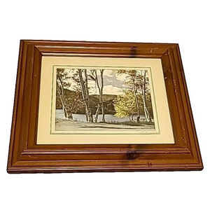 Wallace R MacAskill Hand Signed Framed Photo Silver Birches Ingonish Nova Scotia